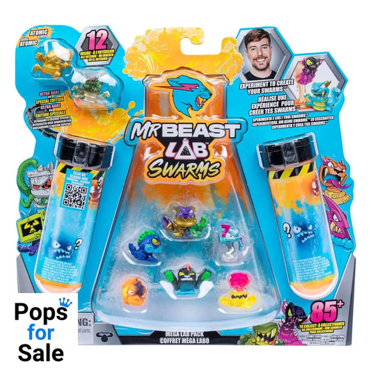 Mr. Beast Lab Swarms Mini Figures 12-pack Mega Lab 1 3 cm Assortment (4) Mini-figures