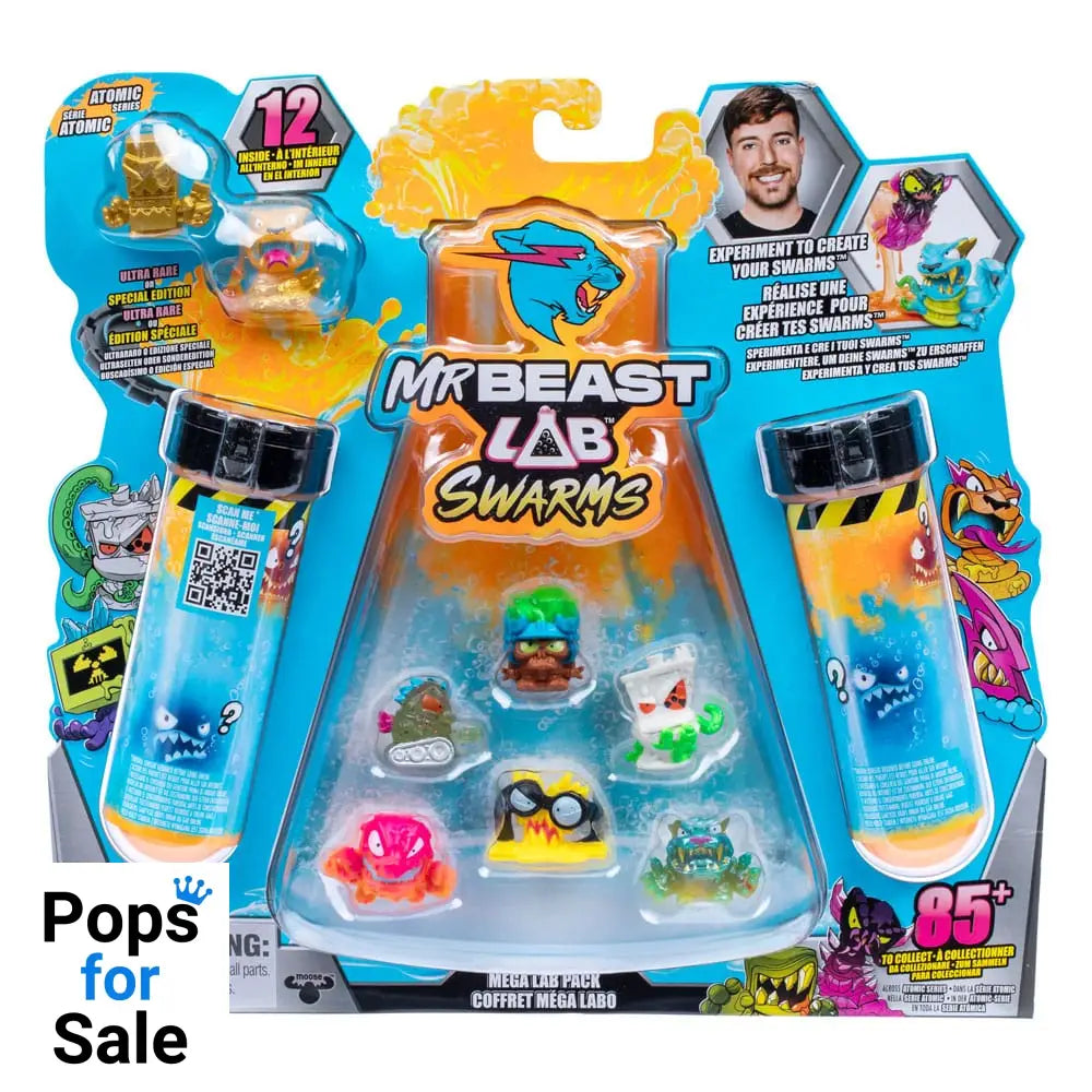 Mr. Beast Lab Swarms Mini Figures 12-pack Mega Lab 2 3 cm Assortment (4)