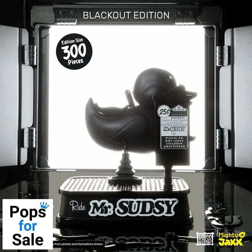 Mr Sudsy Animal Rides Blackout Edition by Jason Freeny 20 cm