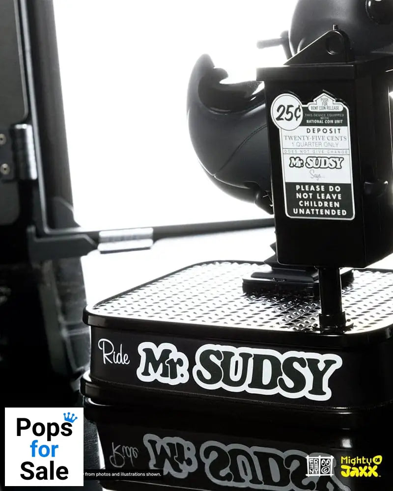 Mr Sudsy Animal Rides Blackout Edition by Jason Freeny 20 cm