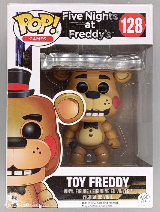 128 Toy Freddy - Five Nights At Freddy's FNAF - Funko POP - Box Damaged