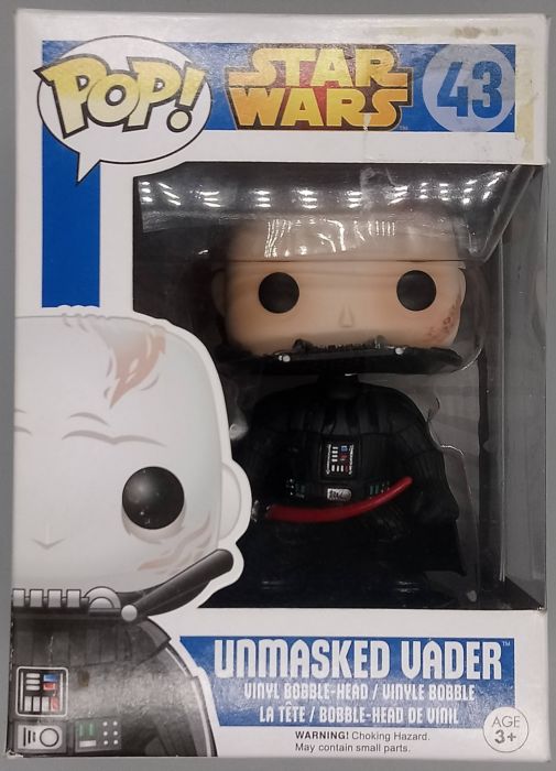 #43 Unmasked Vader - Star Wars - Box Damaged Funko POP