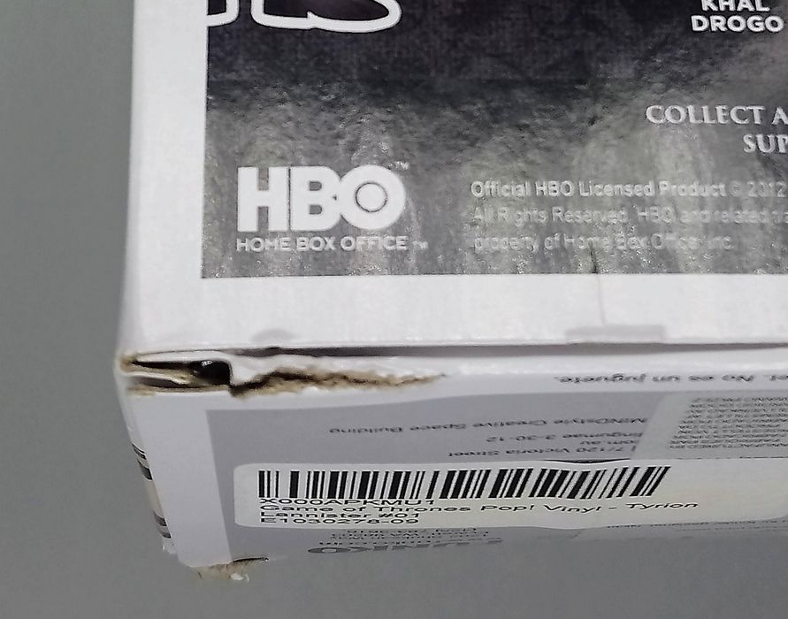 01 Tyrion Lannister - Game of Thrones - Funko POP - Box Damaged