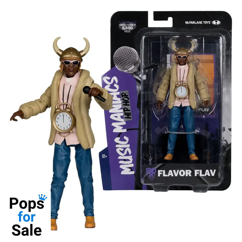 Music Maniacs Hip Hop Action Figure Flavor Flav 16 cm Action figures