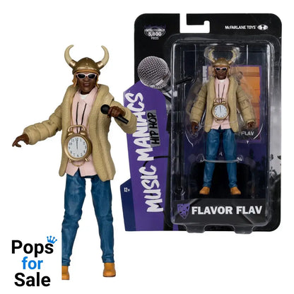 Music Maniacs Hip Hop Action Figure Flavor Flav 16 cm Action figures