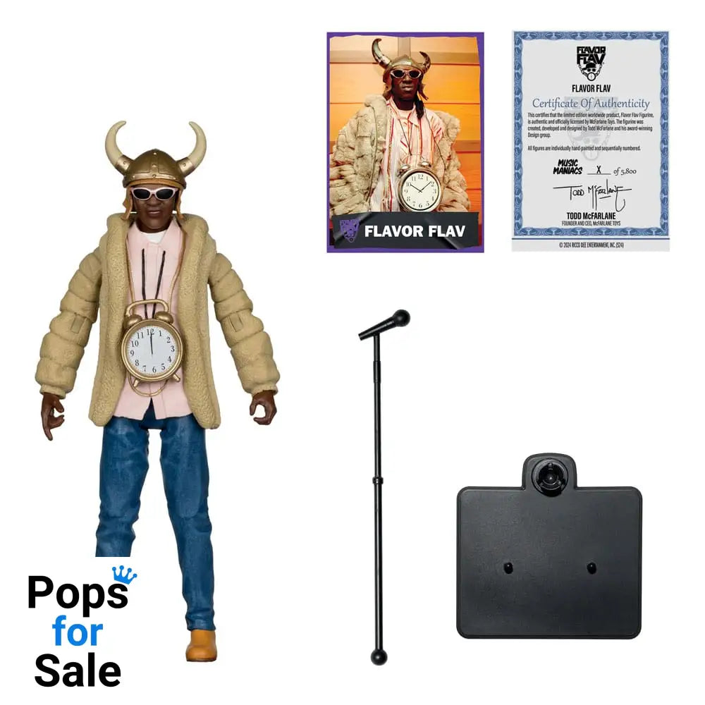 Music Maniacs Hip Hop Action Figure Flavor Flav 16 cm