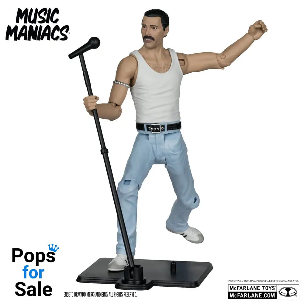 Music Maniacs Rock Action Figure Freddy Mercury 15 cm