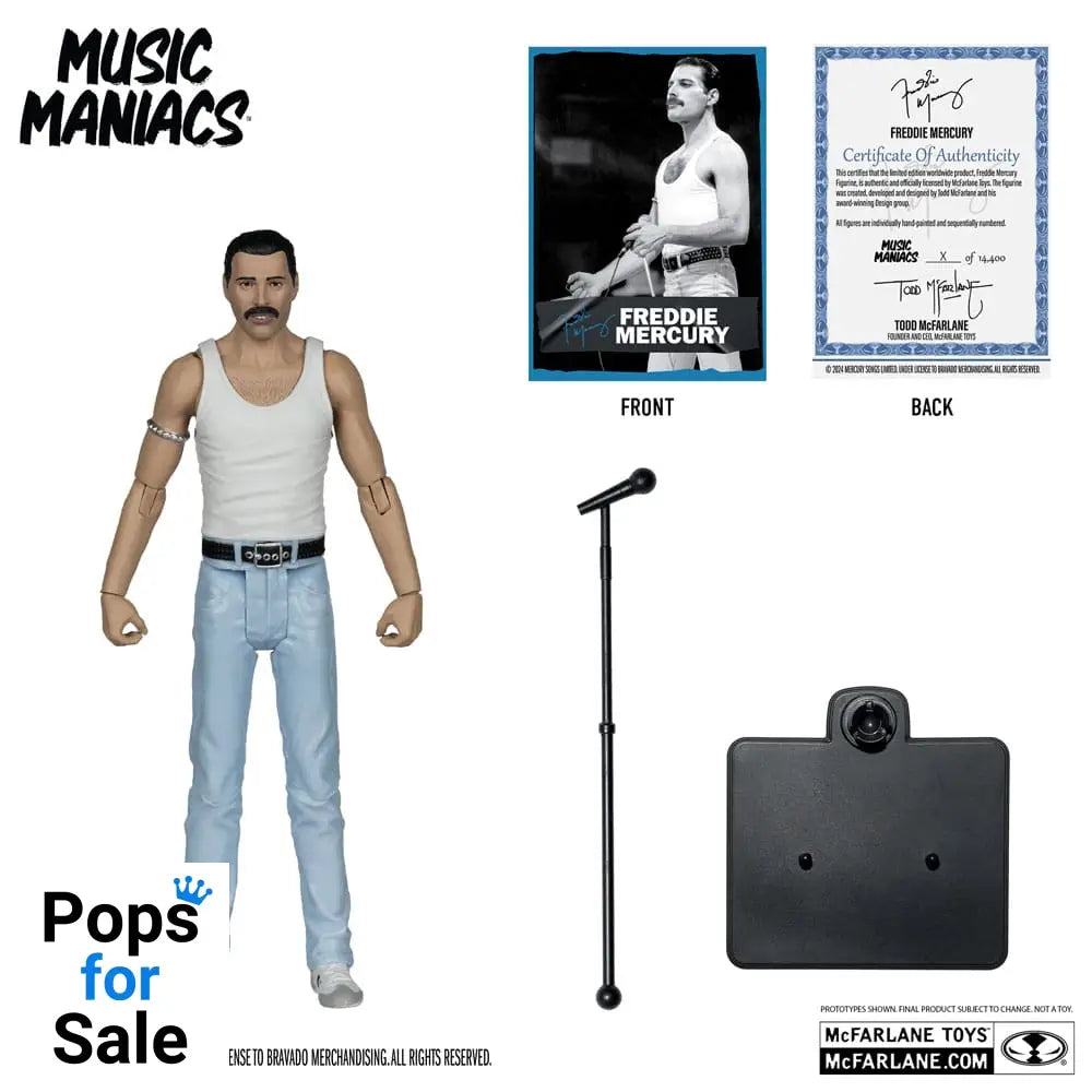 Music Maniacs Rock Action Figure Freddy Mercury 15 cm