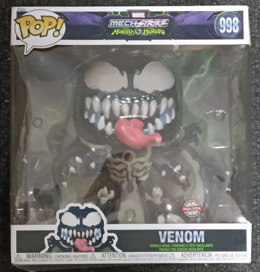 998 Venom 10 Inch - Marvel Mechstrike Monster Hunters Funko POP - Box Damaged