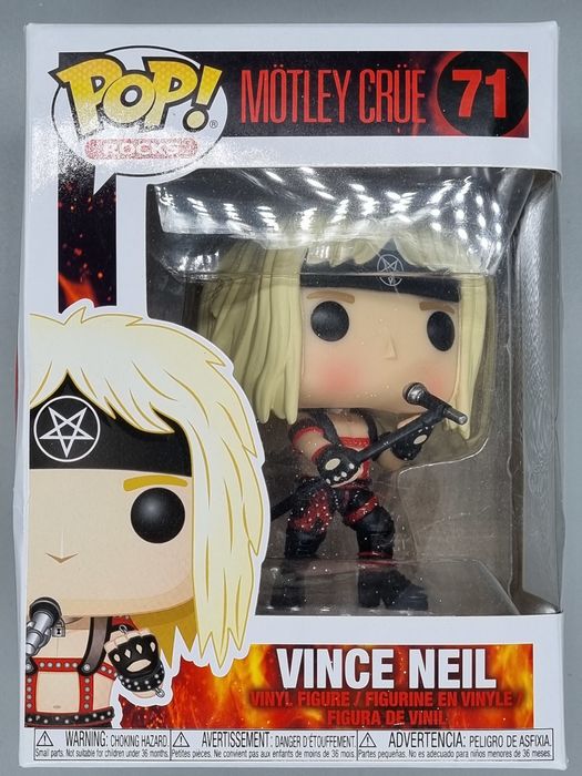 71 Vince Neil - Motley Crue - Funko POP - Box Damaged