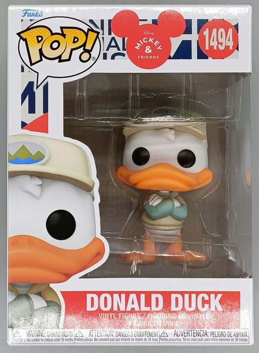 1494 Donald Duck - Disney Mickey & Friends Funko POP - Brand New