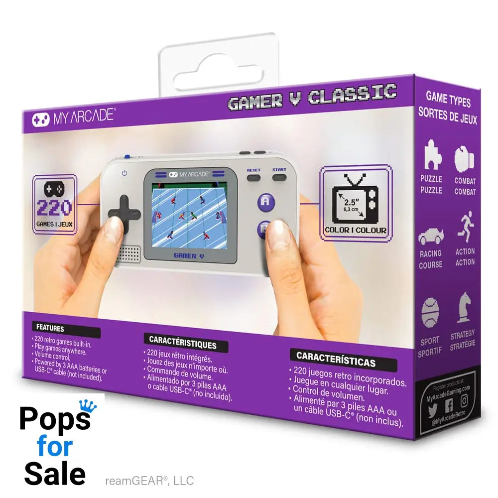 My Arcade Portable Gaming System Gamer V Classic