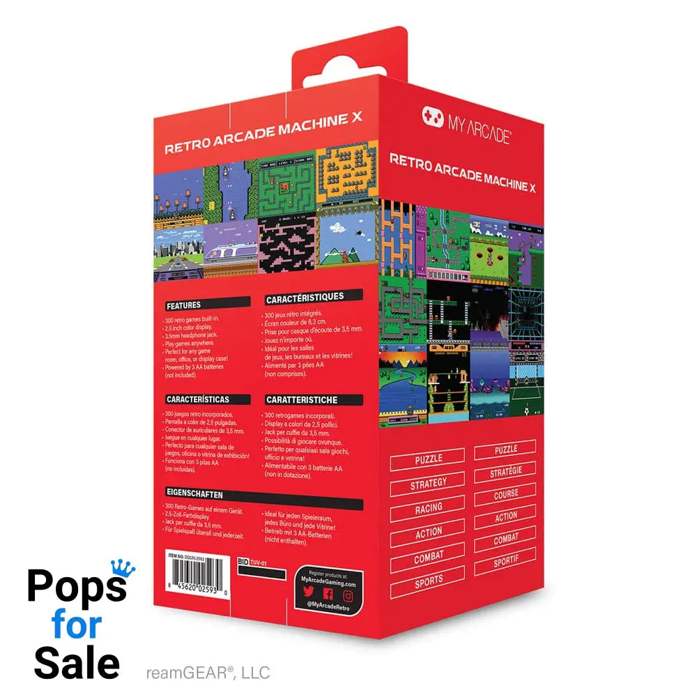 My Arcade Portable Gaming System Retro Arcade Machine X