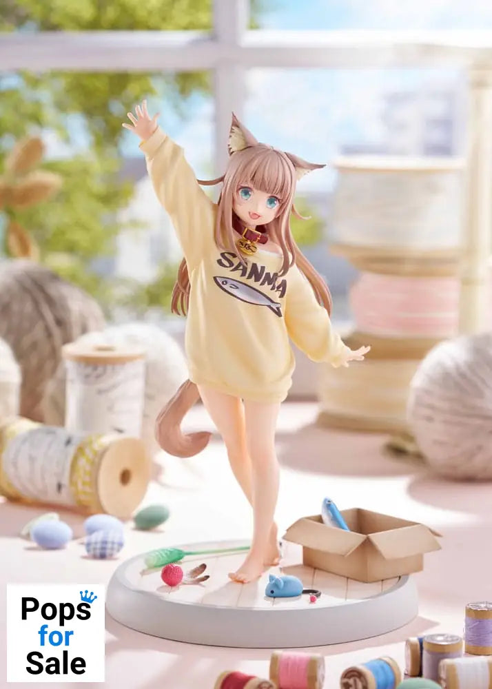 My Cat Is a Kawaii Girl Statue 1/6 Kinako Play With Ver. AmiAmi Limited Edition 21 cm Statues