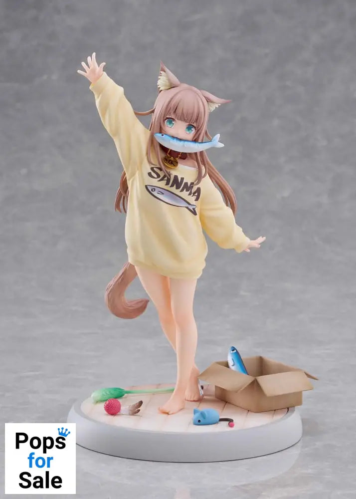 My Cat Is a Kawaii Girl Statue 1/6 Kinako Play With Ver. AmiAmi Limited Edition 21 cm Statues