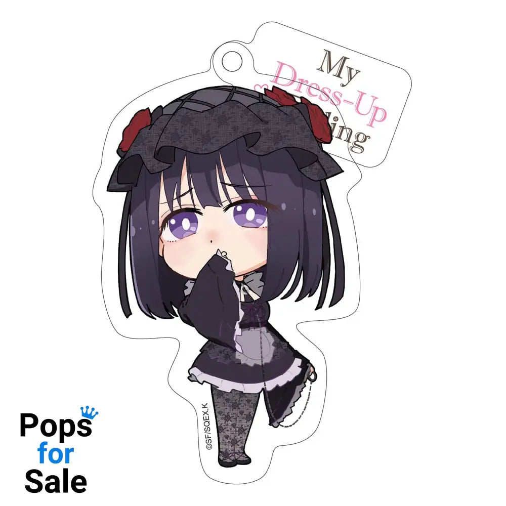 My Dress-Up Darling Acrylic Keychain Marin Shizuku Cosplay Chibi Style 8 cm Keyrings