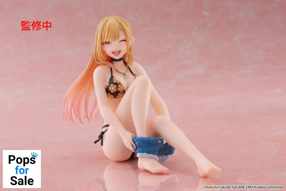 My Dress-Up Darling PVC Statue Desktop Cute Figure Marin Kitagawa Measured Swimsuit Ver. 13 cm Statues