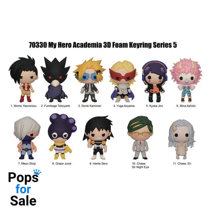 My Hero Academia 3D Foam Bag Clips Series 5 Display (24)
