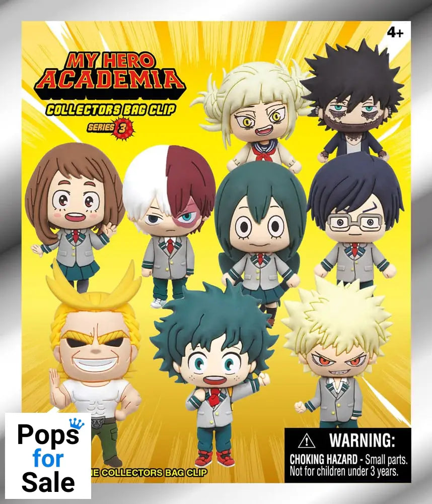My Hero Academia 3D PVC Bag Clips Series 3 Display (24)