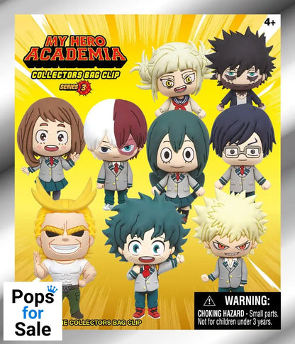 My Hero Academia 3D PVC Bag Clips Series 3 Display (24)