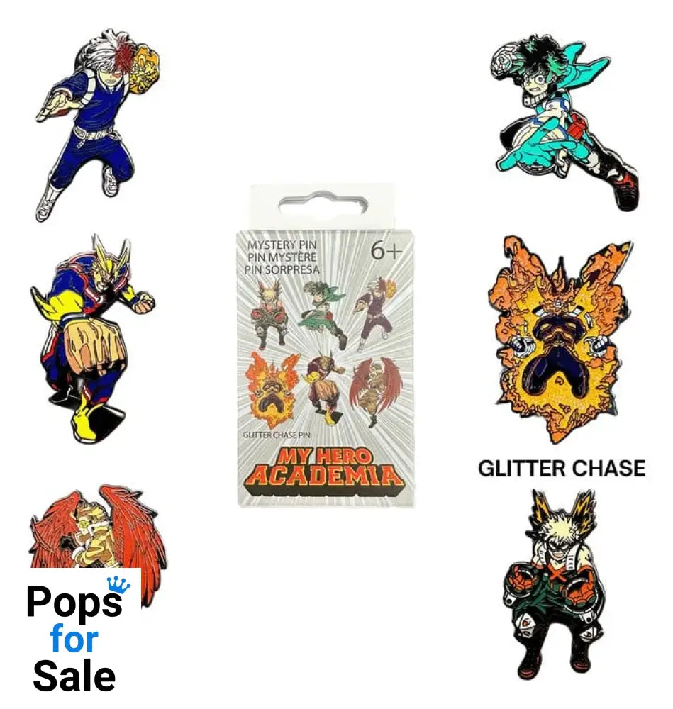 My Hero Academia by Loungefly Enamel Pins Blind Box Multi Char Assortment (12)
