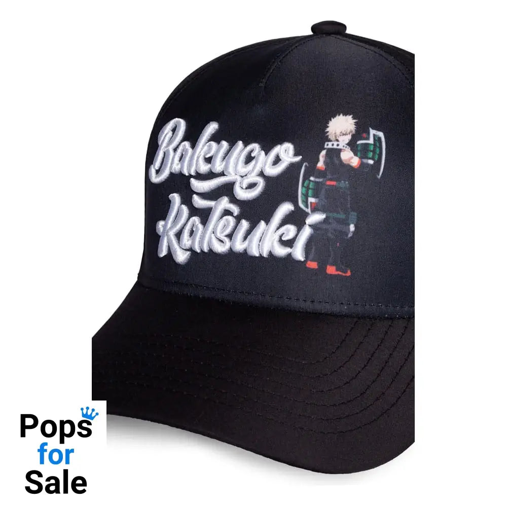 My Hero Academia Curved Bill Cap Katsuki Bakugo 3D Logo