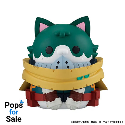 My Hero Academia Mega Cat Project Nyanto! The Big Heroaca Cats Series Trading Figure 3-Pack Izuku Midoriya & Katsuki Bakugo & Shoto Todoroki 12 cm