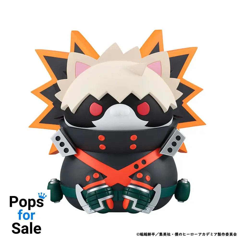My Hero Academia Mega Cat Project Nyanto! The Big Heroaca Cats Series Trading Figure 3-Pack Izuku Midoriya & Katsuki Bakugo & Shoto Todoroki 12 cm