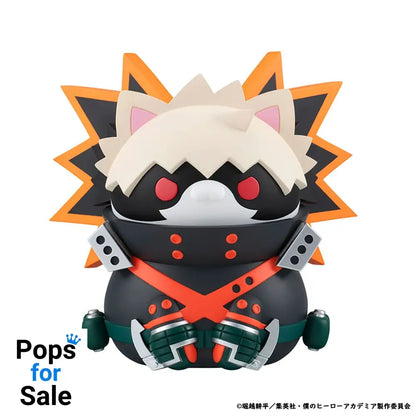 My Hero Academia Mega Cat Project Nyanto! The Big Heroaca Cats Series Trading Figure 3-Pack Izuku Midoriya & Katsuki Bakugo & Shoto Todoroki 12 cm