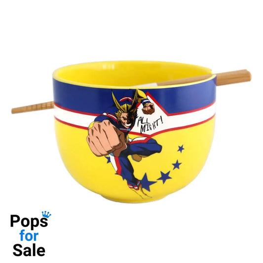 My Hero Academia Ramen Bowl with Chopsticks All Might 414 ml Kitchen- and Tableware