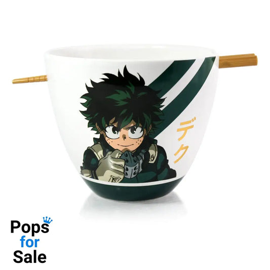 My Hero Academia Ramen Bowl with Chopsticks Izuku Midoriya 473 ml Kitchen- and Tableware