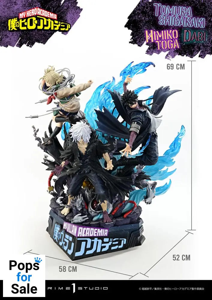 My Hero Academia Statue Ultimate Premium Masterline Tomura Tomura Shigaraki, Dabi & Himiko Toga 69 cm
