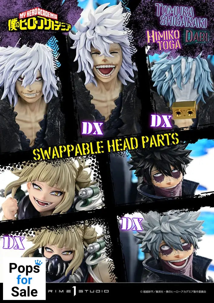 My Hero Academia Statue Ultimate Premium Masterline Tomura Tomura Shigaraki, Dabi & Himiko Toga Deluxe Version 69 cm