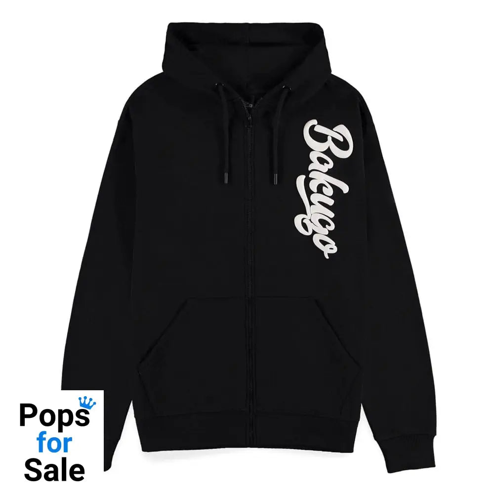 My Hero Academia Zipper Hoodie Sweater Bakugo Size L