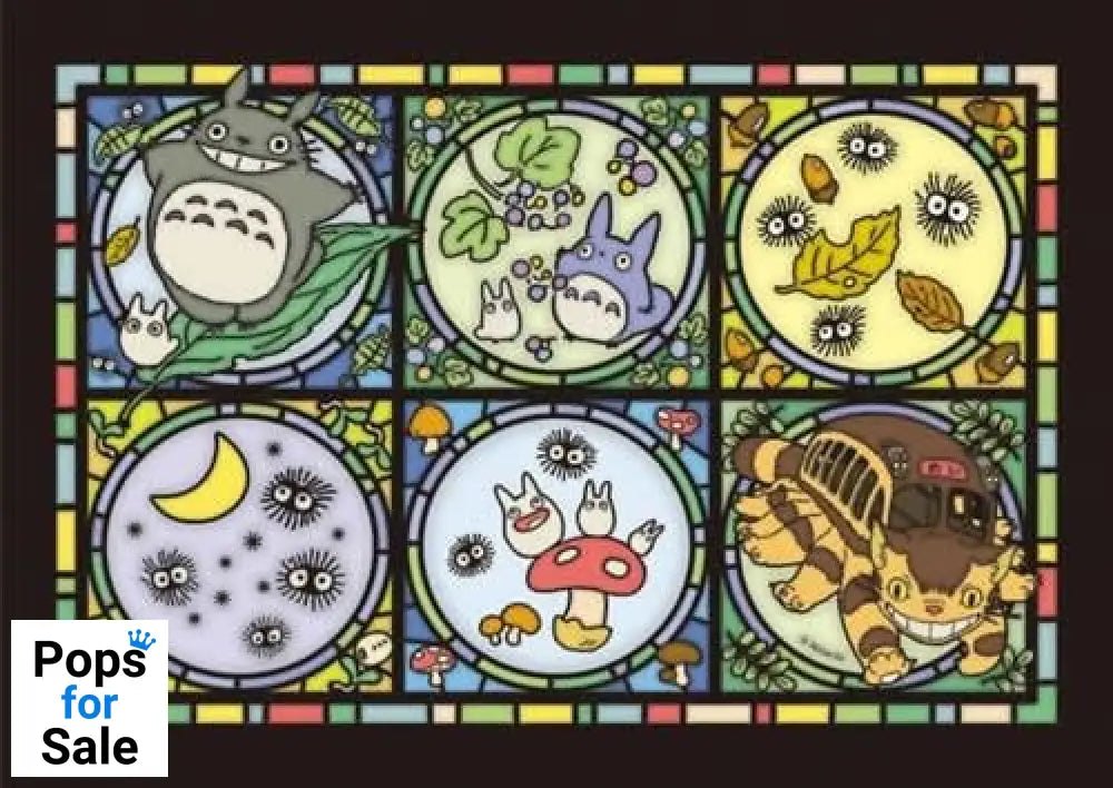 My Neighbor Totoro Art Crystal Jigsaw Puzzle Totoro's Forest Letter