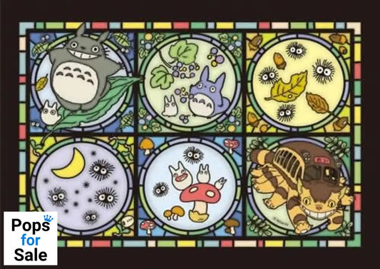 My Neighbor Totoro Art Crystal Jigsaw Puzzle Totoro's Forest Letter