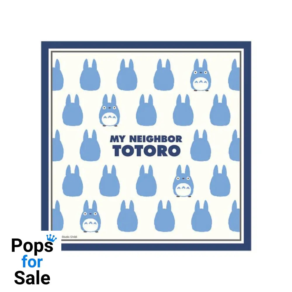 My Neighbor Totoro Handkerchief Totoro Silhouette Blue 43 x 43 cm