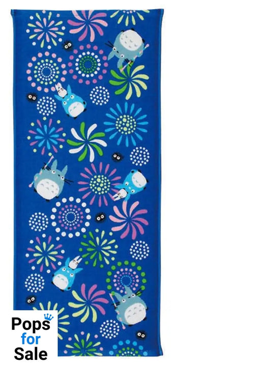 My Neighbor Totoro Imabari Towel Totoro Fireworks 34 x 80 cm