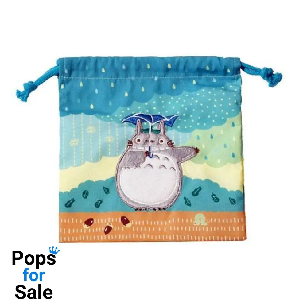 My Neighbor Totoro Laundry Storage Bag Totoro under the rain 20 x 19 cm