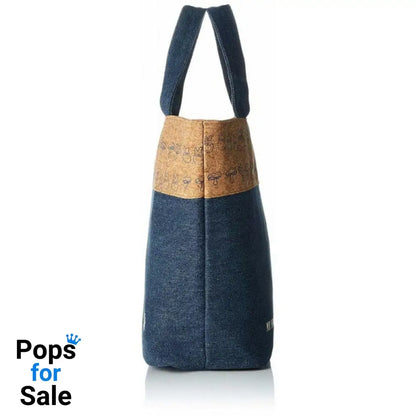My Neighbor Totoro Lunch Bag cork & denim style Totoro