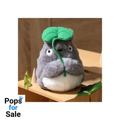 My Neighbor Totoro Nakayoshi Plush Figure Big Totoro with leaf 21 cm