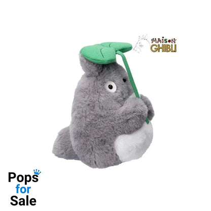 My Neighbor Totoro Nakayoshi Plush Figure Big Totoro with leaf 21 cm Plushes