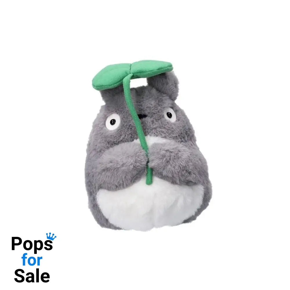 My Neighbor Totoro Nakayoshi Plush Figure Big Totoro with leaf 21 cm Plushes