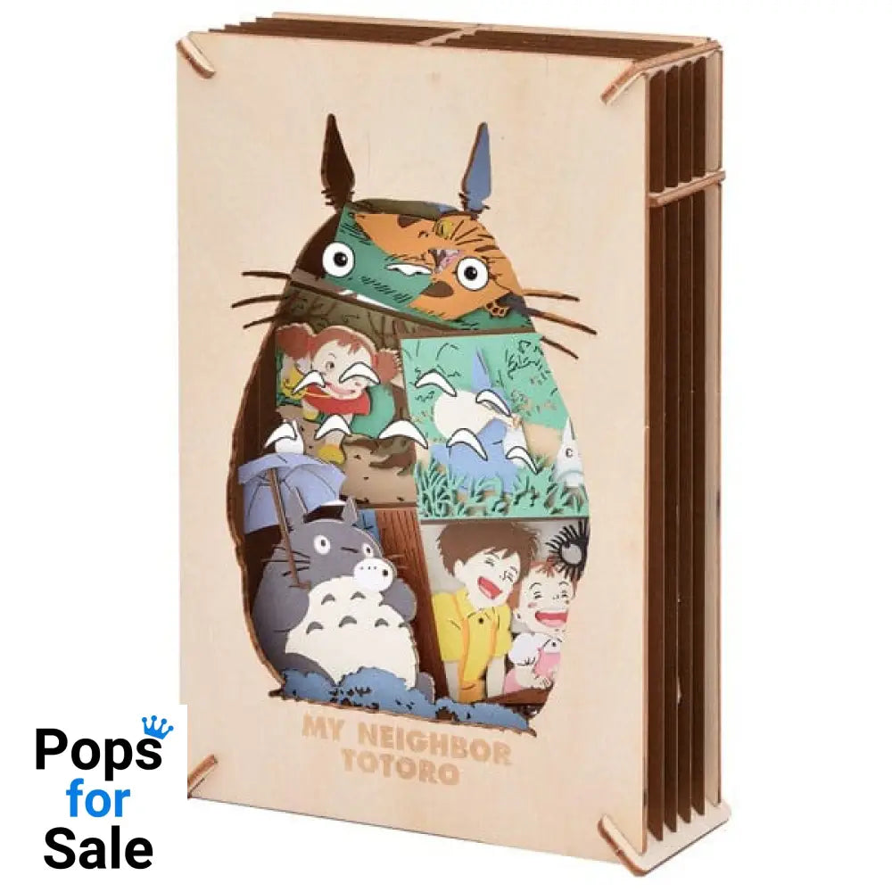 My Neighbor Totoro Paper Model Kit Paper Theater Wood Style Silhouette Big Totoro