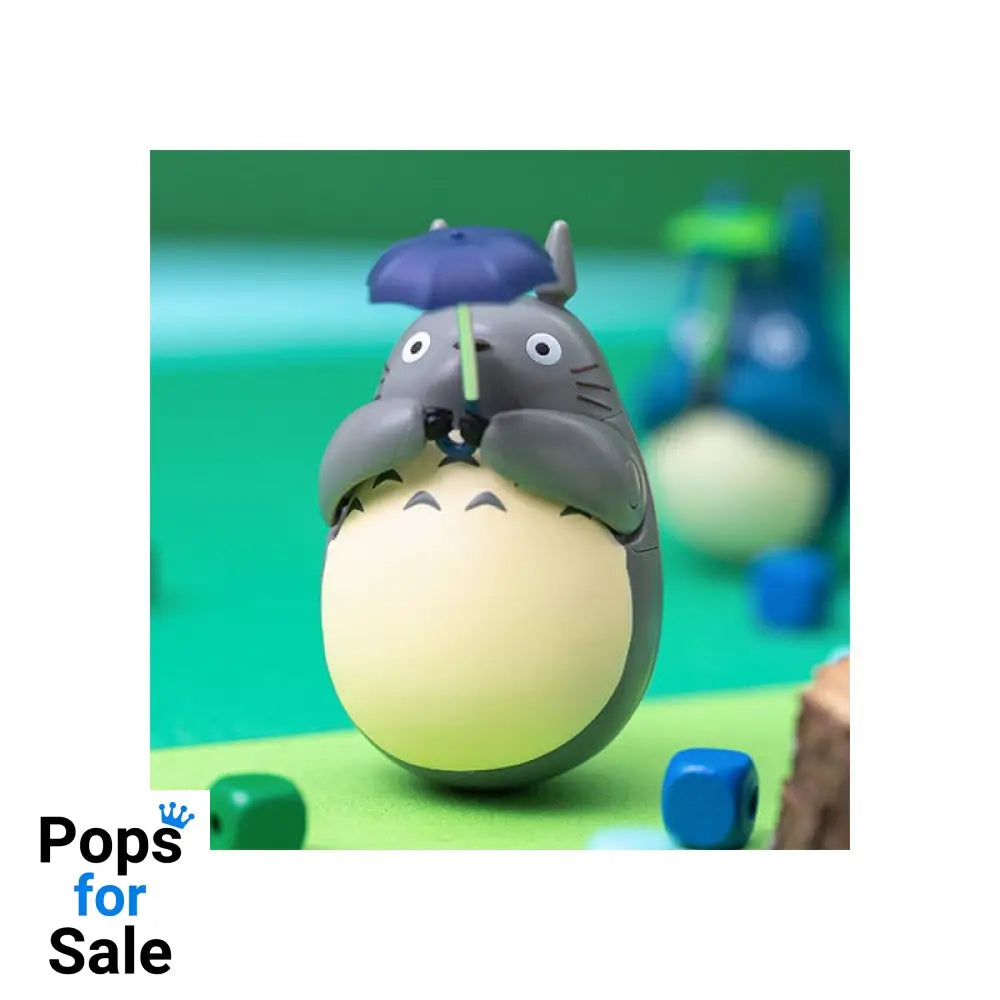 My Neighbor Totoro Round Bottomed Figurine Big Totoro with leaf 7 cm