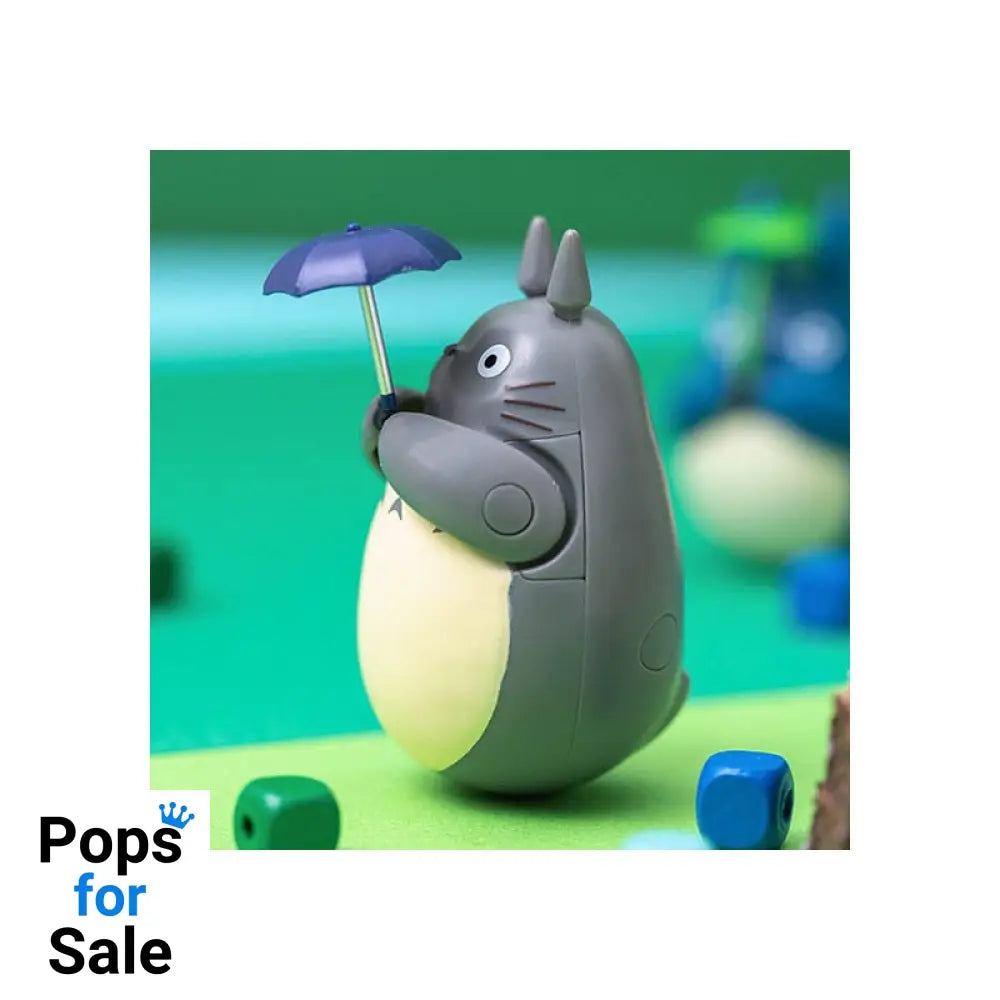 My Neighbor Totoro Round Bottomed Figurine Big Totoro with leaf 7 cm Statues