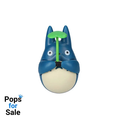 My Neighbor Totoro Round Bottomed Figurine Mid Totoro with leaf 6 cm Statues