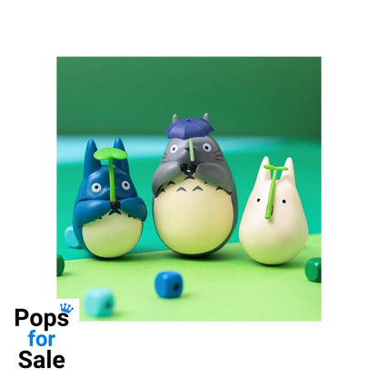 My Neighbor Totoro Round Bottomed Figurine Small Totoro with leaf 5 cm