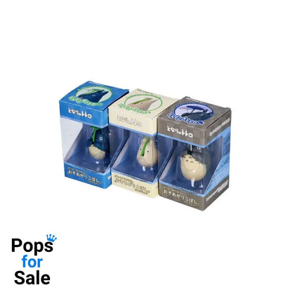 My Neighbor Totoro Round Bottomed Figurine Small Totoro with leaf 5 cm