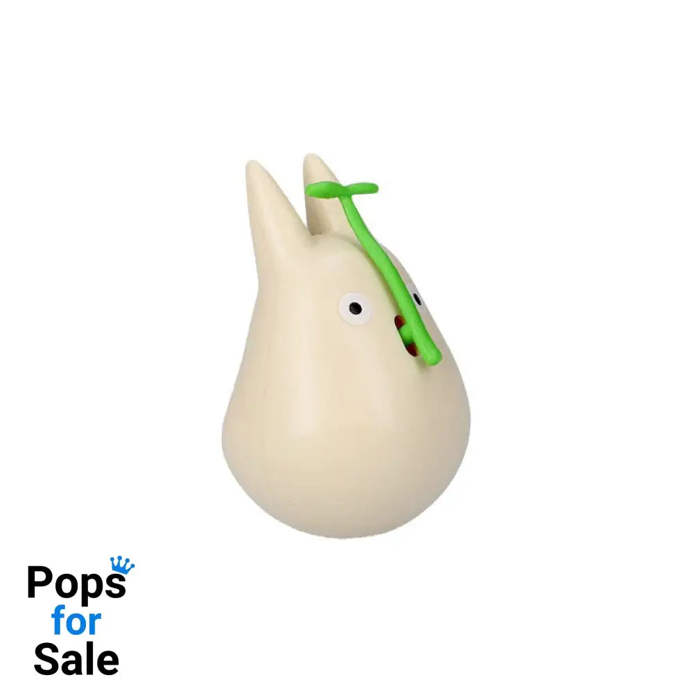 My Neighbor Totoro Round Bottomed Figurine Small Totoro with leaf 5 cm Statues